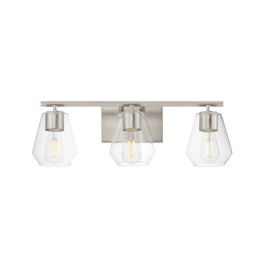 Maxim Lighting Geode 3-Light Bath Vanity Satin Nickel