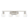 Maxim Lighting Geode 4-Light Bath Vanity Satin Nickel