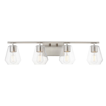 Maxim Lighting Geode 4-Light Bath Vanity Satin Nickel