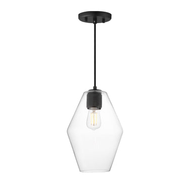 Maxim Lighting Geode Small Pendant Black