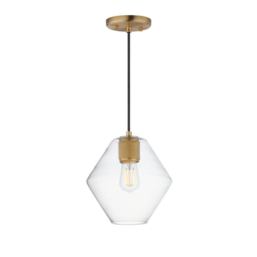 Maxim Lighting Geode Medium Pendant Natural Aged Brass