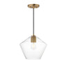 Maxim Lighting Geode Large Pendant Natural Aged Brass
