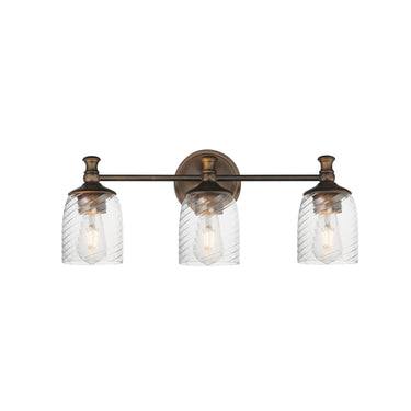Maxim Lighting Swirl 3-Light Bath Vanity Antique Bronze
