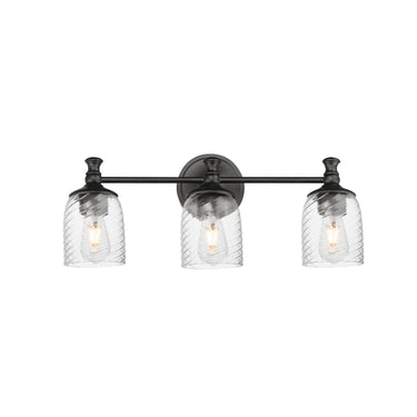 Maxim Lighting Swirl 3-Light Bath Vanity Black