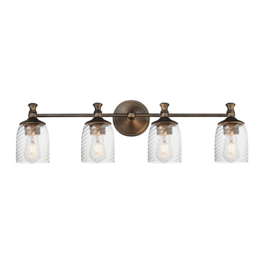 Maxim Lighting Swirl 4-Light Bath Vanity Antique Bronze