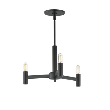 Maxim Lighting Emana 3-Light Chandelier Black