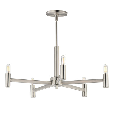 Maxim Lighting Emana 5-Light Chandelier Satin Nickel