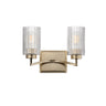 Maxim Lighting Rigata 2-Light Wall Sconce Satin Champagne
