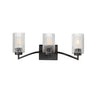 Maxim Lighting Rigata 3-Light Bath Vanity Black