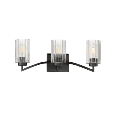 Maxim Lighting Rigata 3-Light Bath Vanity Black