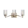 Maxim Lighting Rigata 3-Light Bath Vanity Satin Champagne