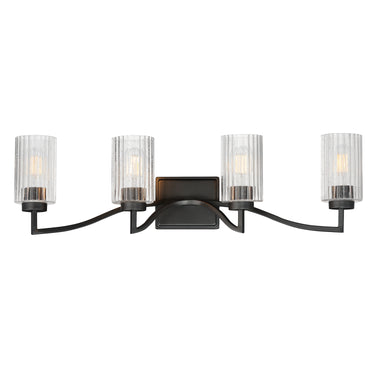 Maxim Lighting Rigata 4-Light Bath Vanity Black