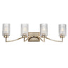 Maxim Lighting Rigata 4-Light Bath Vanity Satin Champagne