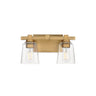 Maxim Lighting Cubos 2-Light Wall Sconce Natural Aged Brass