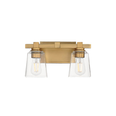 Maxim Lighting Cubos 2-Light Wall Sconce Natural Aged Brass