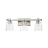 Maxim Lighting Cubos 3-Light Bath Vanity Satin Nickel