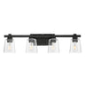 Maxim Lighting Cubos 4-Light Bath Vanity Black