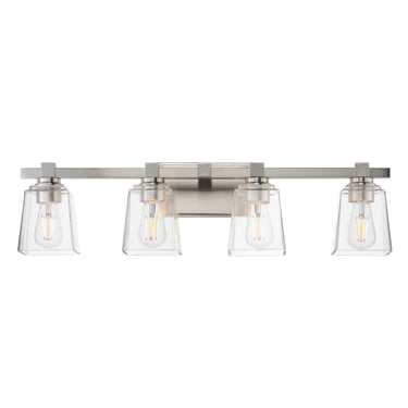 Maxim Lighting Cubos 4-Light Bath Vanity Satin Nickel