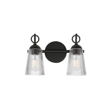 Maxim Lighting Jackson Hole 2-Light Wall Sconce Black