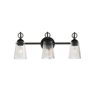 Maxim Lighting Jackson Hole 3-Light Bath Vanity Black