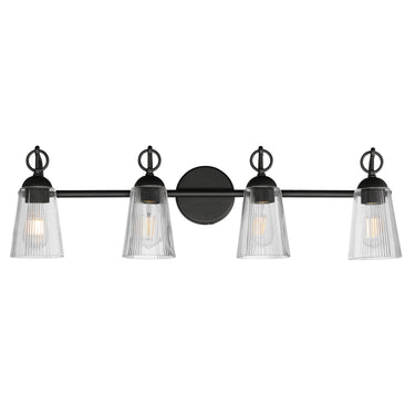 Maxim Lighting Jackson Hole 4-Light Bath Vanity Black