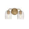 Maxim Lighting Honey 2-Light Sconce Natural Aged Brass