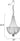 Maxim Lighting Chantilly 10-Light Chandelier Polished Nickel
