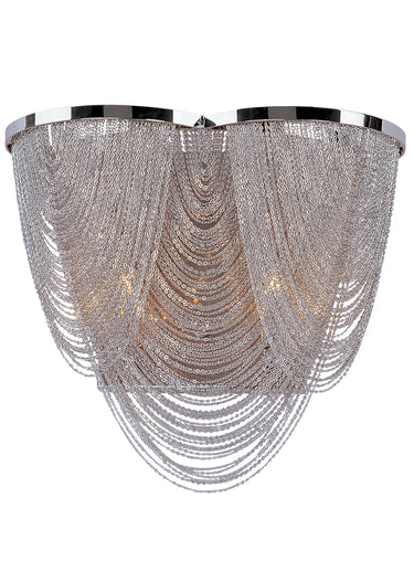 Maxim Lighting Chantilly 2-Light Wall Sconce Polished Nickel