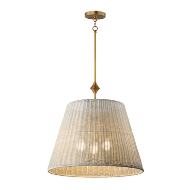 Maxim Lighting Baja 24" Pendant Natural Aged Brass