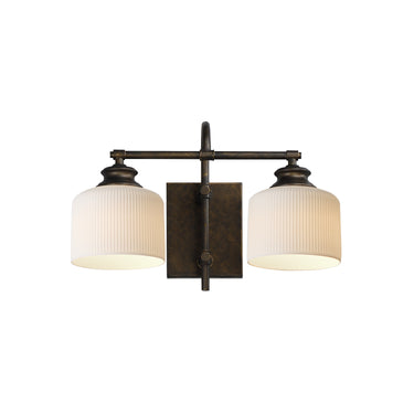Maxim Lighting Bisque 2-Light Wall Sconce Oil Rubbed Bronze