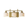Maxim Lighting Bisque 3-Light Bath Vanity Natural Aged Brass