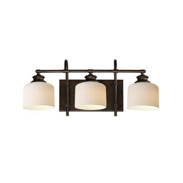 Maxim Lighting Bisque 3-Light Bath Vanity Oil Rubbed Bronze