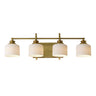 Maxim Lighting Bisque 4-Light Bath Vanity Natural Aged Brass