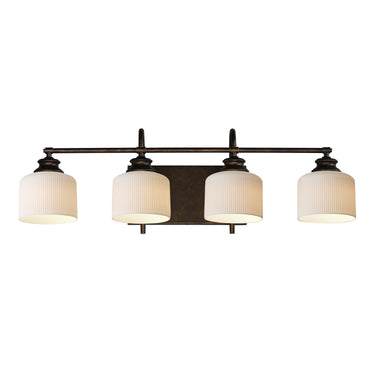 Maxim Lighting Bisque 4-Light Bath Vanity Oil Rubbed Bronze