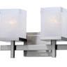 Maxim Lighting Tetra 2-Light Bath Vanity Satin Nickel