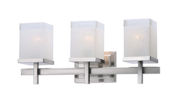 Maxim Lighting Tetra 3-Light Bath Vanity Satin Nickel