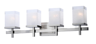 Maxim Lighting Tetra 4-Light Bath Vanity Satin Nickel