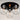 Maxim Lighting Vessel 3-Light Flush Mount Black/Brushed Aluminum