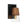Maxim Lighting Carpenter Bath Vanity Walnut/Black