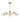 Maxim Lighting Knox 5-Light Globe Chandelier Natural Aged Brass