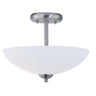 Maxim Lighting Taylor 2-Light Semi-Flush Mount Satin Nickel