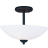 Maxim Lighting Taylor 2-Light Semi-Flush Mount Textured Black