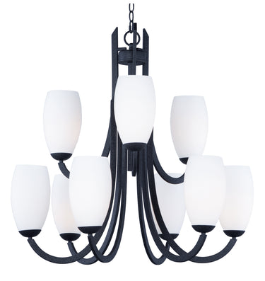 Maxim Lighting Taylor 9-Light Chandelier Textured Black