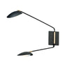 Maxim Lighting Scan 2-Light LED Pin-Up Wall Sconce Black/Satin Brass
