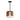 Maxim Lighting Draughtsman 10" Semi Flush Mount Pendant Walnut/Black