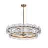 Maxim Lighting Loren 30" Chandelier Weathered Brass