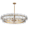 Maxim Lighting Loren 42" Chandelier Weathered Brass