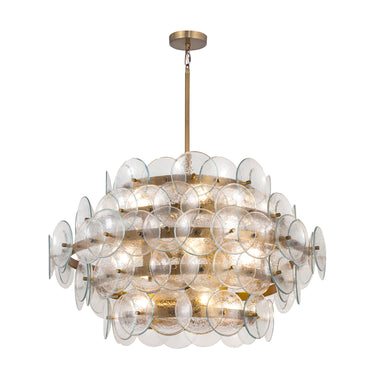 Maxim Lighting Loren 12-Light Chandelier Weathered Brass