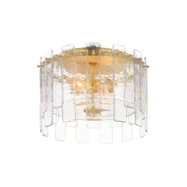 Maxim Lighting Warren 2-Light Flush Mount Gold Leaf