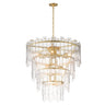 Maxim Lighting Warren 12-Light Pendant Gold Leaf